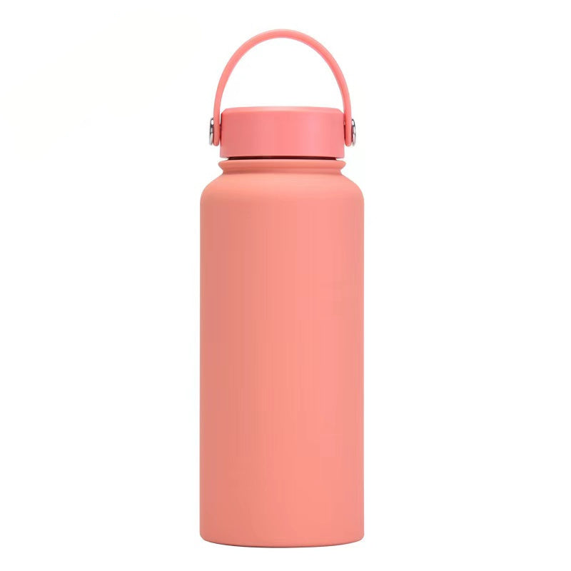 Customised Stainless Steel Thermal Vacuum Flask Set - Large Capacity Portable Outdoor Bottle with Wide Mouth Insulation Cup