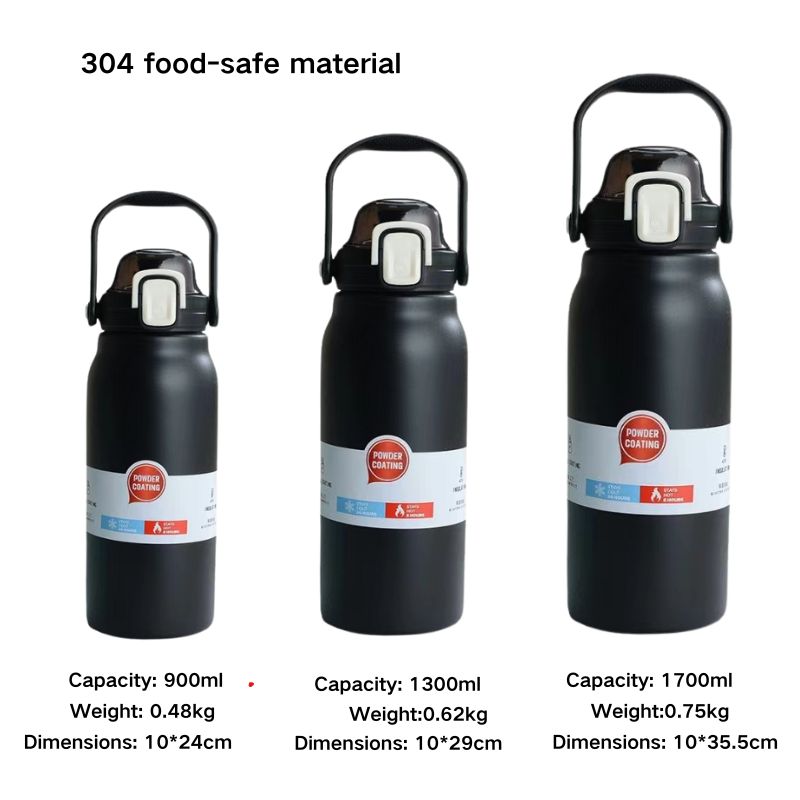 Teacher's Day Gift Customised 1.7L Large Capacity 304 Stainless Steel Thermal Sports Water Bottle Personalised Gift