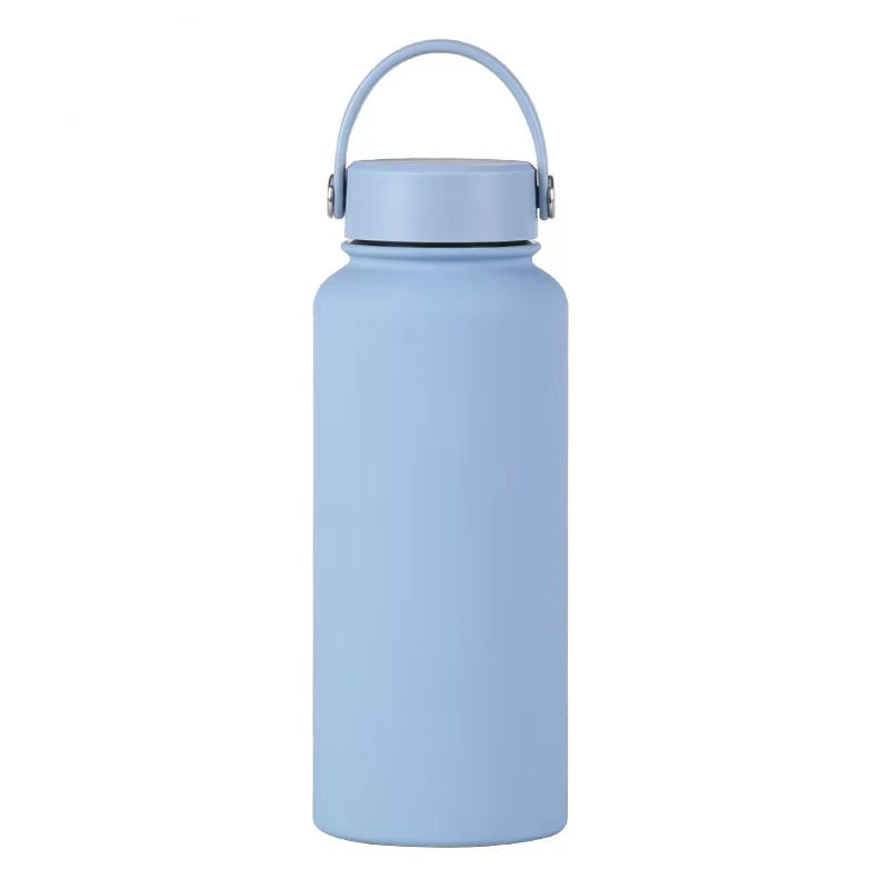 Customised Stainless Steel Thermal Vacuum Flask Set - Large Capacity Portable Outdoor Bottle with Wide Mouth Insulation Cup