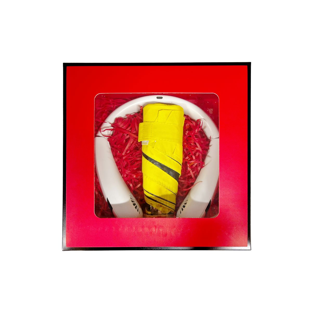 Pocket Umbrella Neck Fan Gift Box Valentine's Day Teacher's Day Children's Day Mother's Day Father's Day Gift