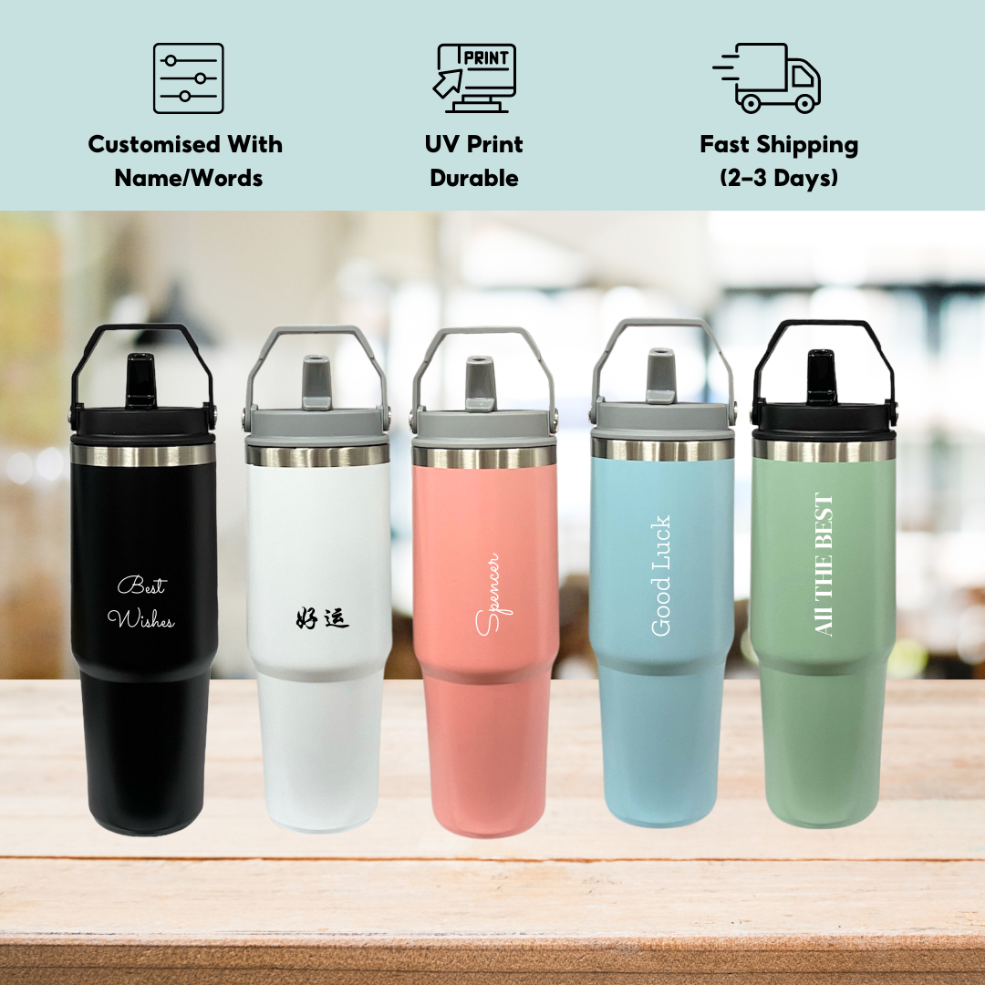 Customised Large Capacity Car Cup Coffee Mug Portable Double Layer 304 Stainless Steel Thermal Cup