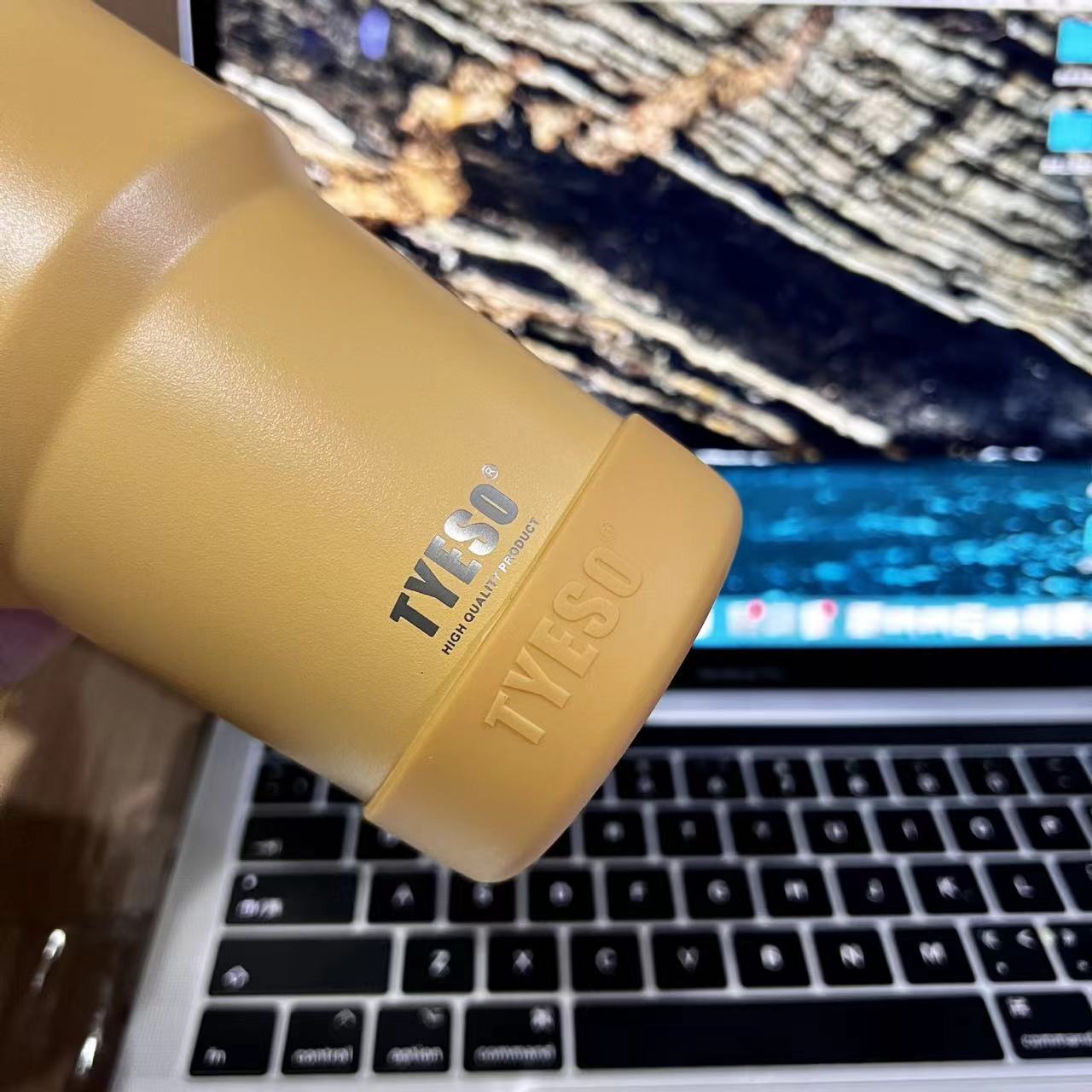 Tyeso Insulated Stainless Steel Coffee Cup Bumper 30OZ/40OZ Bottle Base Anti-Slip Silicone Pad