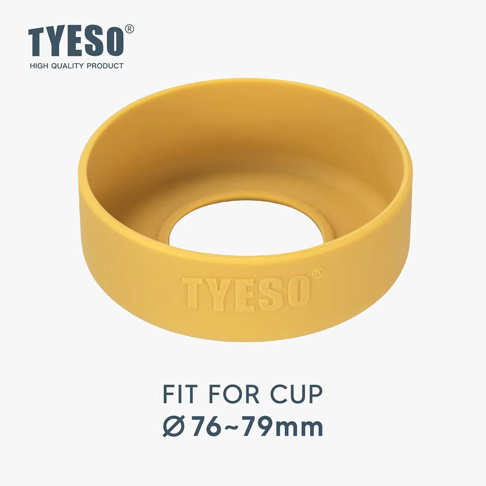 Tyeso Insulated Stainless Steel Coffee Cup Bumper 30OZ/40OZ Bottle Base Anti-Slip Silicone Pad