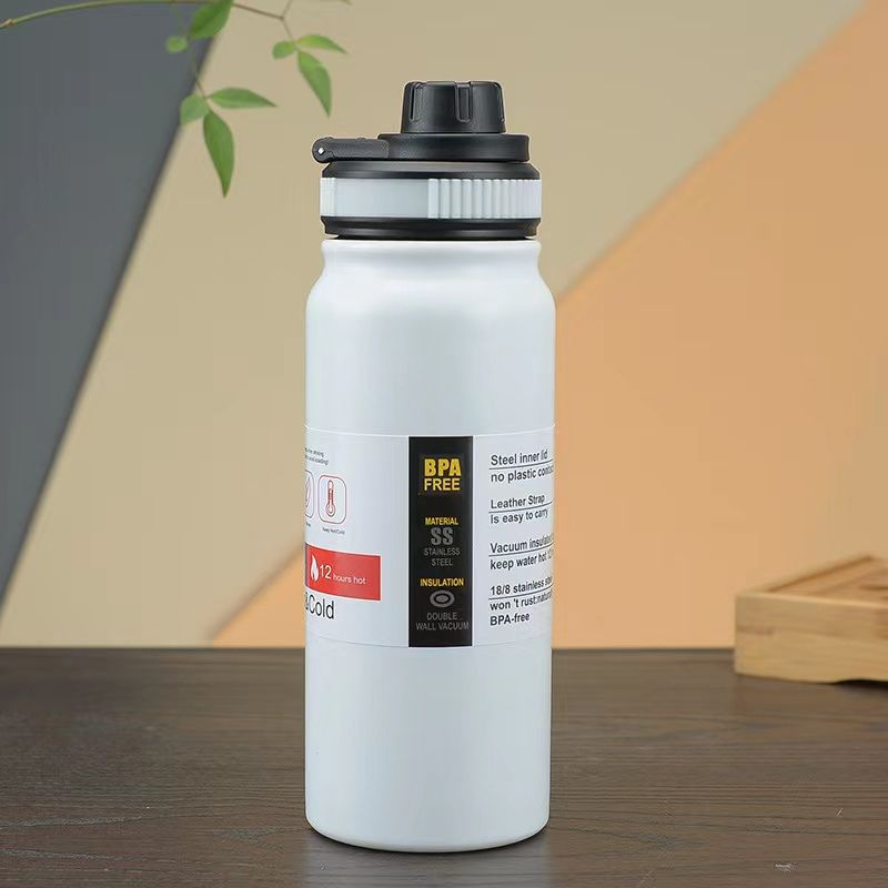 SG Ready Stock 1000ml Large Capacity Outdoor Sports Water Bottle/304 Stainless Steel Insulation Cup/Thermal Vacuum Flask/Creative Portable Traving Cup