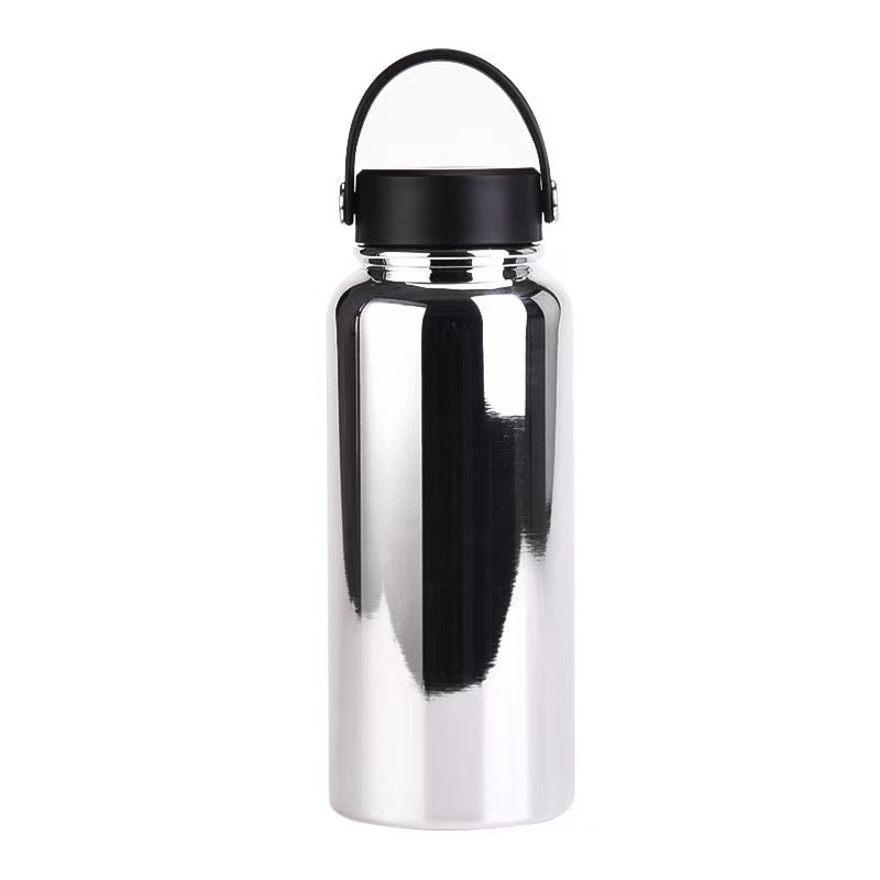 Customised Stainless Steel Thermal Vacuum Flask Set - Large Capacity Portable Outdoor Bottle with Wide Mouth Insulation Cup