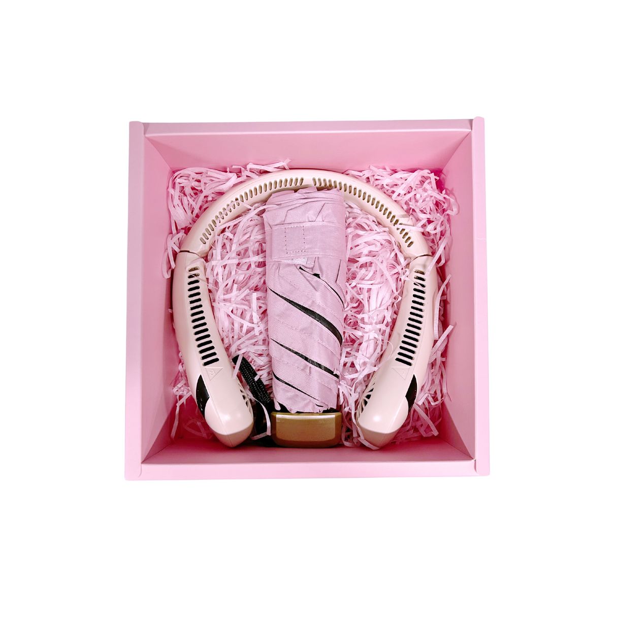 Pocket Umbrella Neck Fan Gift Box Valentine's Day Teacher's Day Children's Day Mother's Day Father's Day Gift