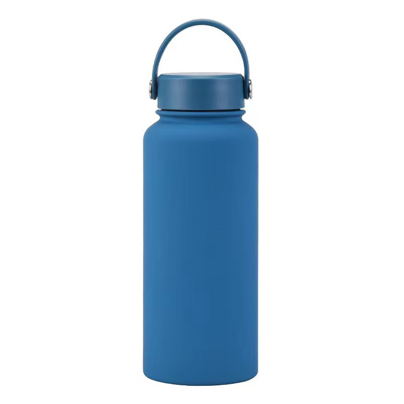 Customised Stainless Steel Thermal Vacuum Flask Set - Large Capacity Portable Outdoor Bottle with Wide Mouth Insulation Cup