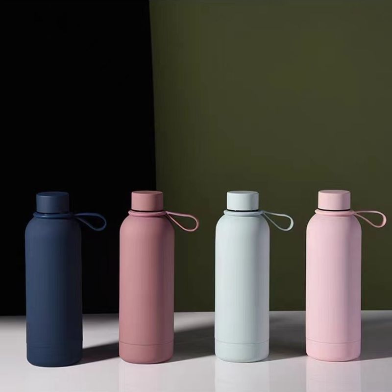 Teacher's Day Gift Customised 500ml Double Vacuum 304 Stainless Steel Small Mouth Coke Insulation Cup Sports Big Belly Portable Outdoor Wate Bottler