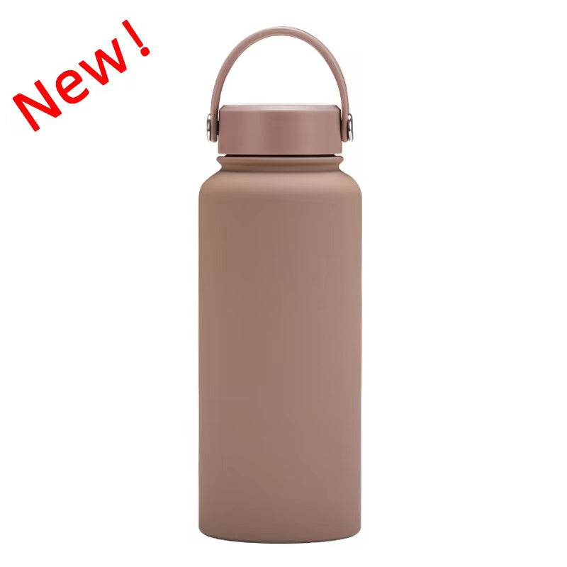 Customised Stainless Steel Thermal Vacuum Flask Set - Large Capacity Portable Outdoor Bottle with Wide Mouth Insulation Cup