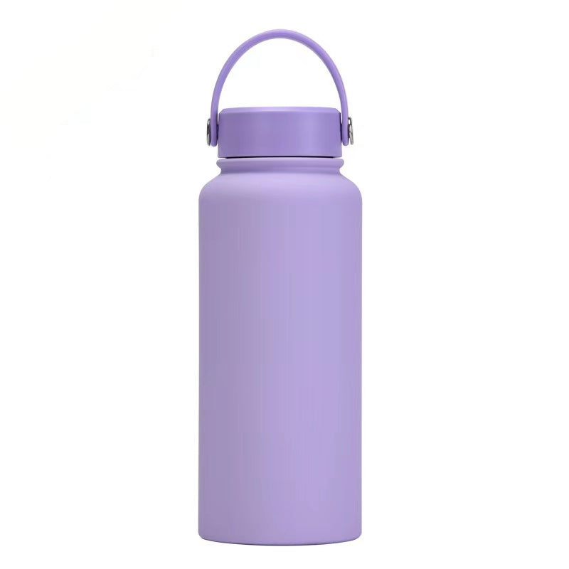 Customised Stainless Steel Thermal Vacuum Flask Set - Large Capacity Portable Outdoor Bottle with Wide Mouth Insulation Cup