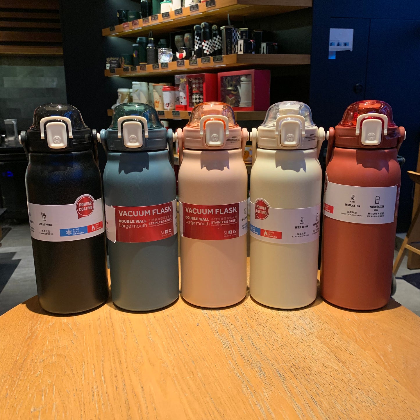 Teacher's Day Gift Customised 1.7L Large Capacity 304 Stainless Steel Thermal Sports Water Bottle Personalised Gift