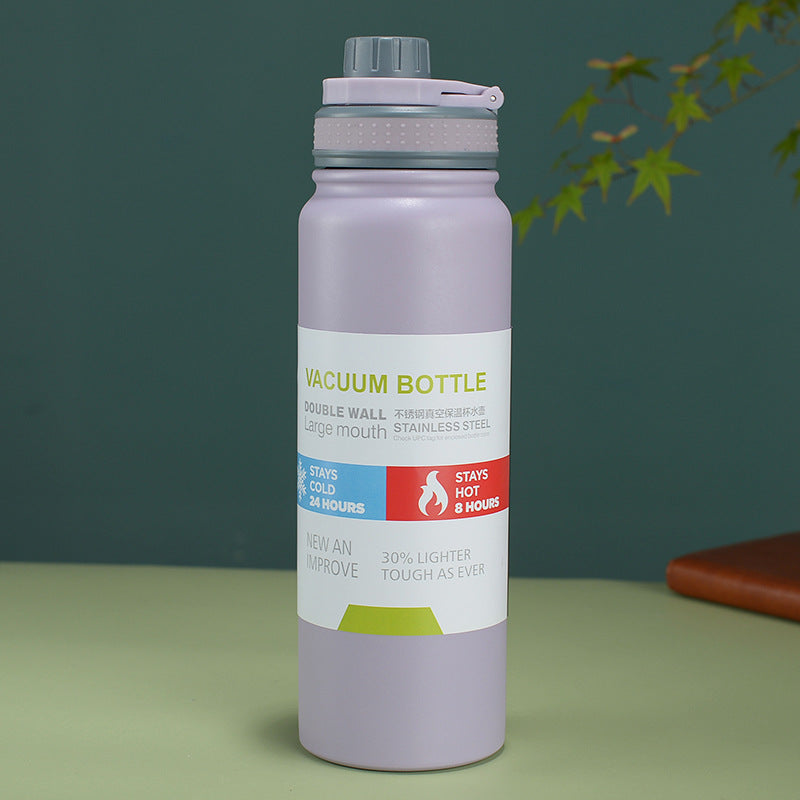 SG Ready Stock 1000ml Large Capacity Outdoor Sports Water Bottle/304 Stainless Steel Insulation Cup/Thermal Vacuum Flask/Creative Portable Traving Cup