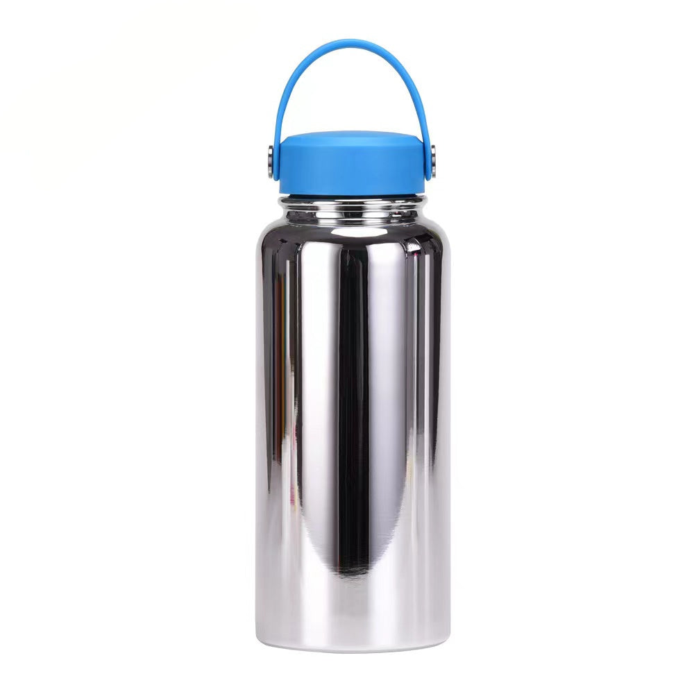 Customised Stainless Steel Thermal Vacuum Flask Set - Large Capacity Portable Outdoor Bottle with Wide Mouth Insulation Cup