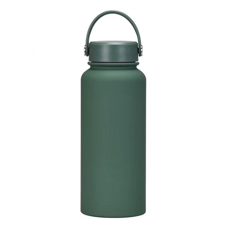 Customised Stainless Steel Thermal Vacuum Flask Set - Large Capacity Portable Outdoor Bottle with Wide Mouth Insulation Cup