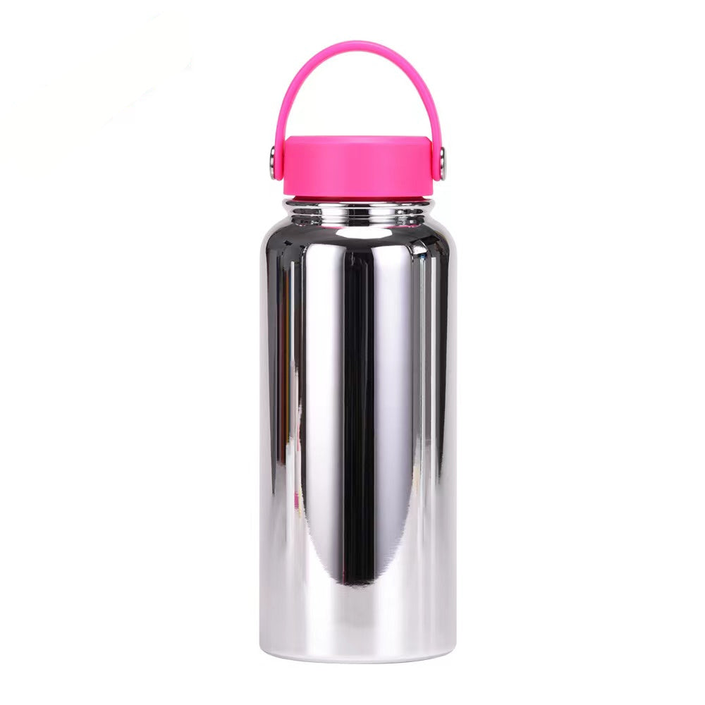 Customised Stainless Steel Thermal Vacuum Flask Set - Large Capacity Portable Outdoor Bottle with Wide Mouth Insulation Cup