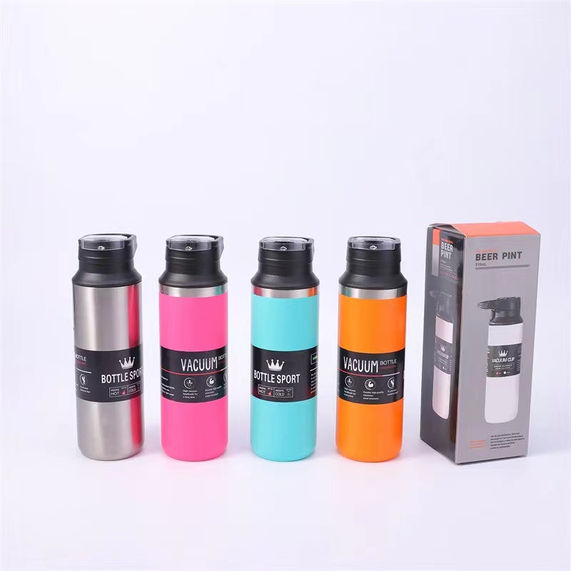 Teacher's Day Gift Customised 500ml Stainless Steel Sports Water Bottle Vacuum Insulated Flask Leak Proof Bottle Gift