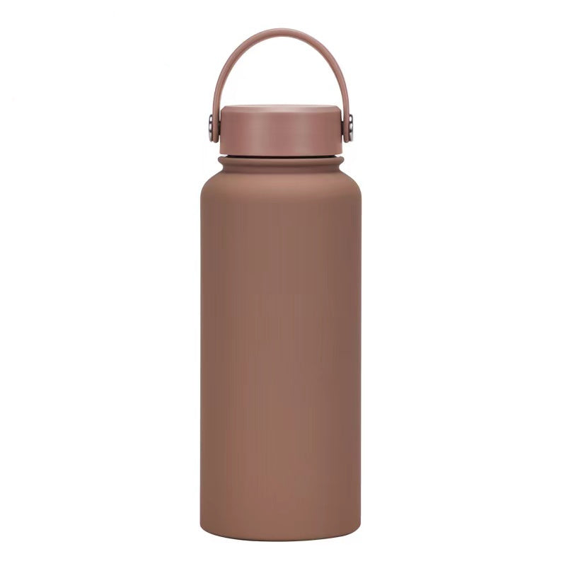 Customised Stainless Steel Thermal Vacuum Flask Set - Large Capacity Portable Outdoor Bottle with Wide Mouth Insulation Cup