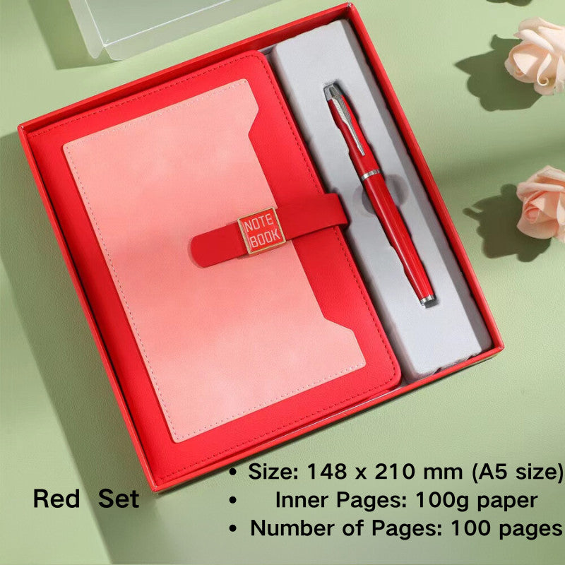 Teacher's Day Gift New Stylish Business Notebook Gift Set Premium High-End Journal Elegant Diary Notebook