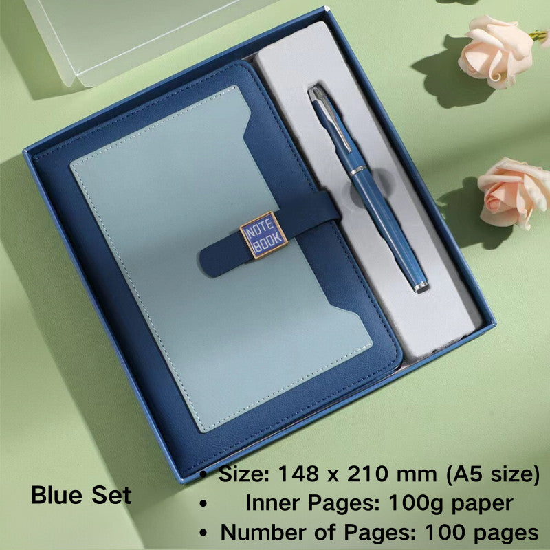 Teacher's Day Gift New Stylish Business Notebook Gift Set Premium High-End Journal Elegant Diary Notebook