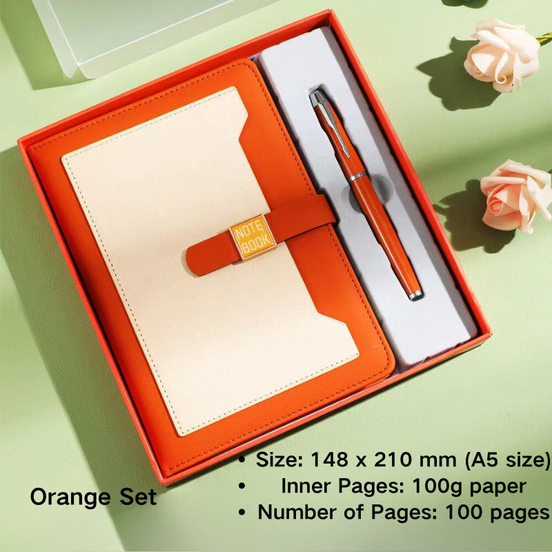 Teacher's Day Gift New Stylish Business Notebook Gift Set Premium High-End Journal Elegant Diary Notebook
