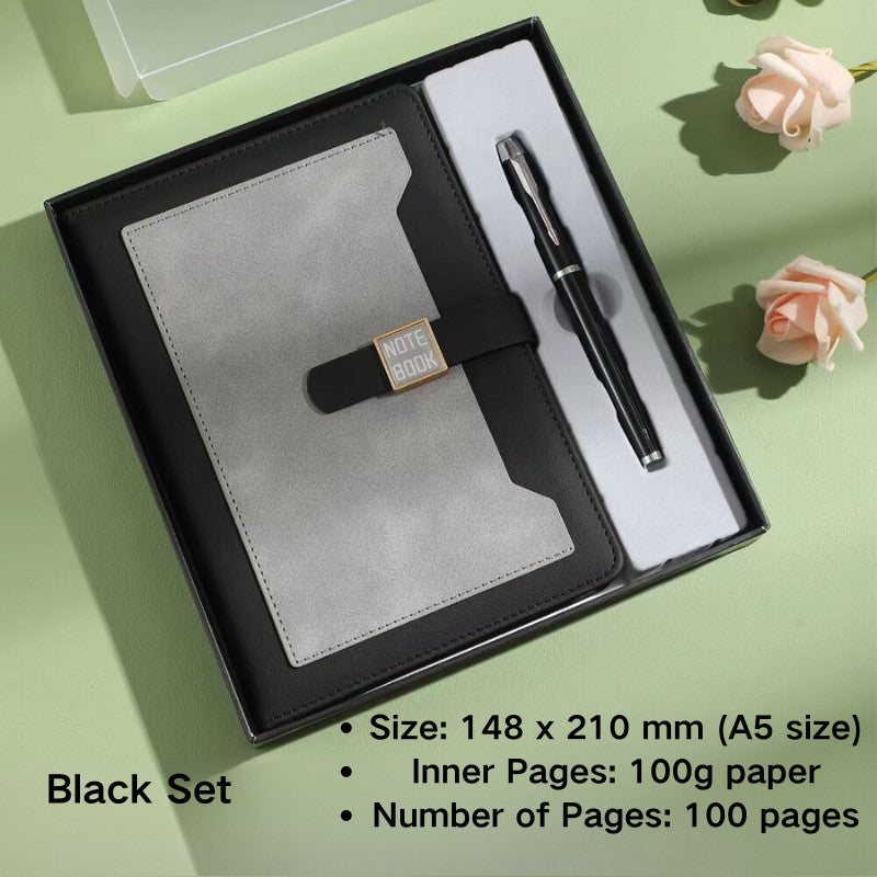 Teacher's Day Gift New Stylish Business Notebook Gift Set Premium High-End Journal Elegant Diary Notebook