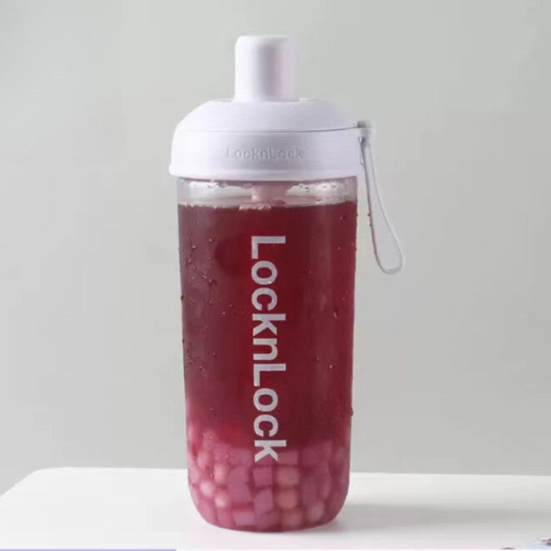 LocknLock Milk Tea Cup Large Capacity 700ml Water Bottle Tritan Plastic Straw Cup Reusable Pearl Compatible Cup