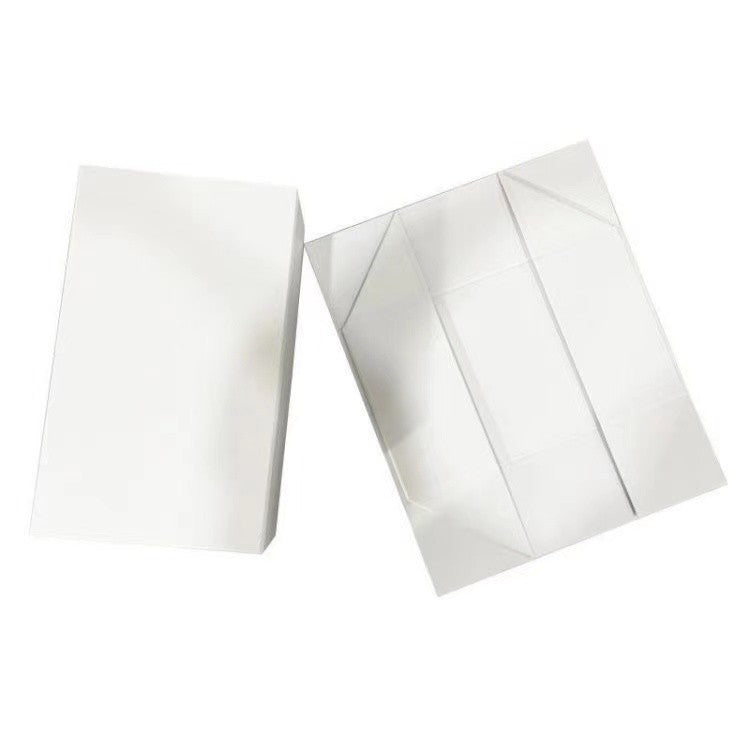 Elegant Rose Gold and Cyan Magnetic Cosmetic Box High-Quality Folding Gift Packaging Luxury Gift Box