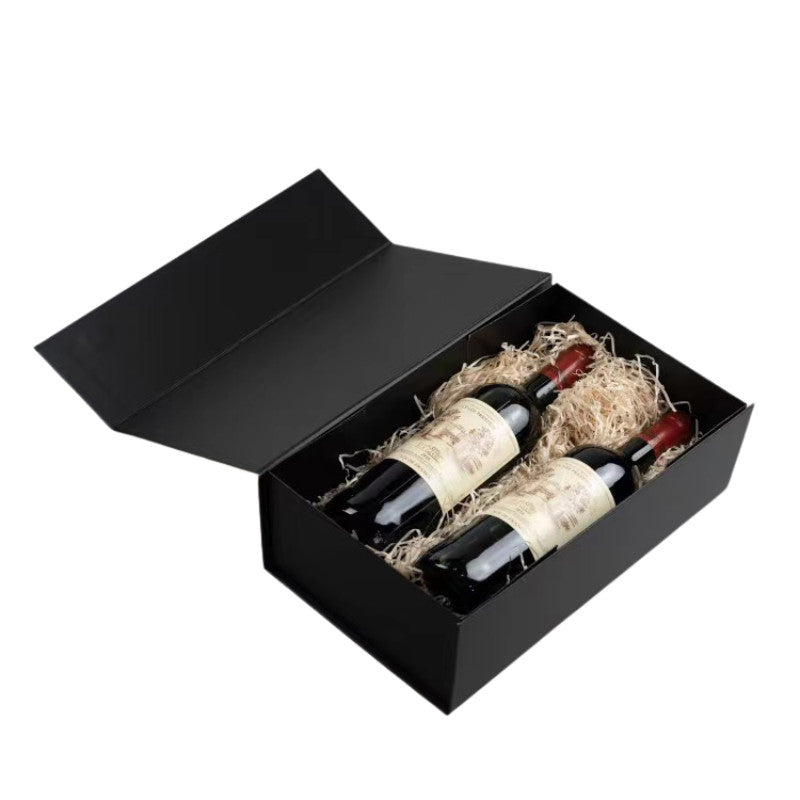 Elegant Rose Gold and Cyan Magnetic Cosmetic Box High-Quality Folding Gift Packaging Luxury Gift Box