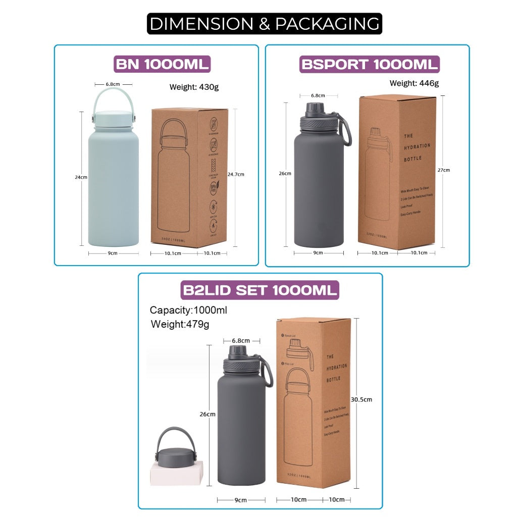 Teacher's Day Gift Customised Stainless Steel Thermal Vacuum Flask - Large Capacity Portable Outdoor Sports Bottle with Two Lids, Wide Mouth Insulation Cup Set