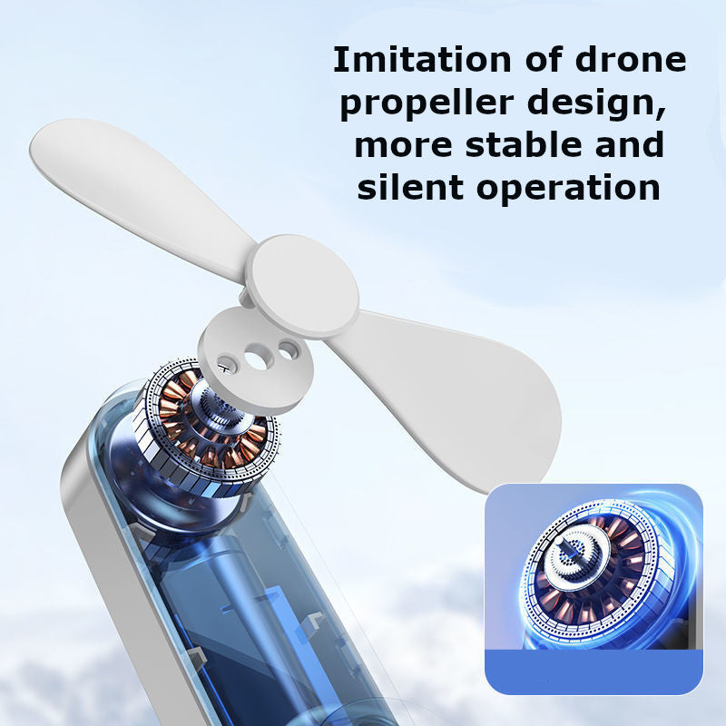 Mini Portable Outdoor Pocket Office Desktop Handheld Foldable Recharged Travel Cooler Small Fans