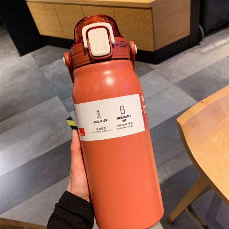 Teacher's Day Gift Customised 1.7L Large Capacity 304 Stainless Steel Thermal Sports Water Bottle Personalised Gift