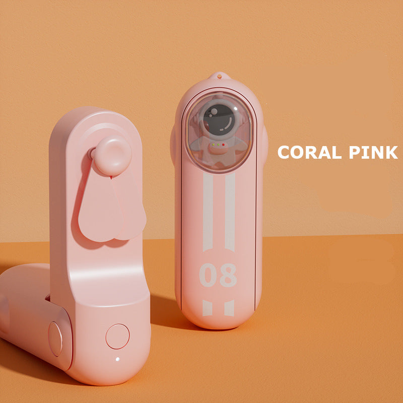 Mini Portable Outdoor Pocket Office Desktop Handheld Foldable Recharged Travel Cooler Small Fans