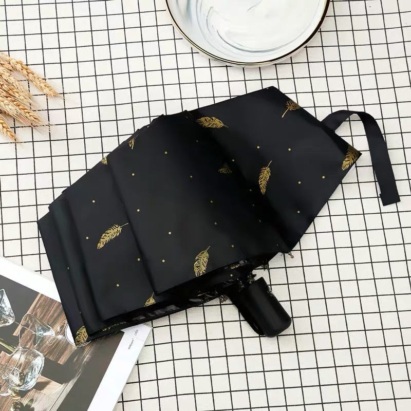 Anti-Uv Automatic Manual Daisy Bear Design Foldable Lightweight Umbrella