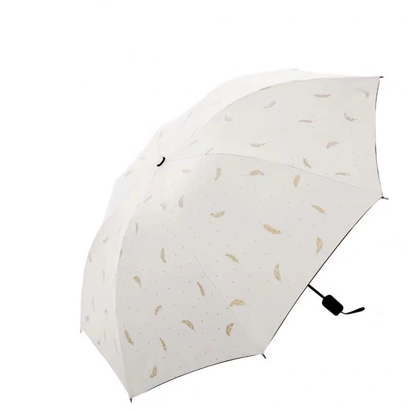Anti-Uv Automatic Manual Daisy Bear Design Foldable Lightweight Umbrella