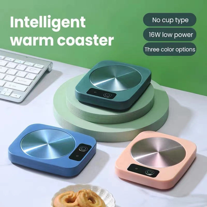 Teacher's Day Gift New Thermostatic mug gift box heating coaster thermal dish ceramic business creative gift mug new 45 degree warming mug
