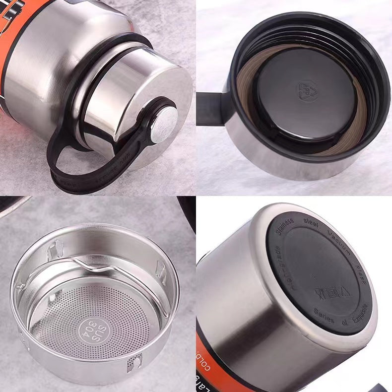 Stainless Steel Insulation Cup: Double Wall Vacuum Insulated Thermal Flask for Outdoor Hiking, Travel, and Gifts