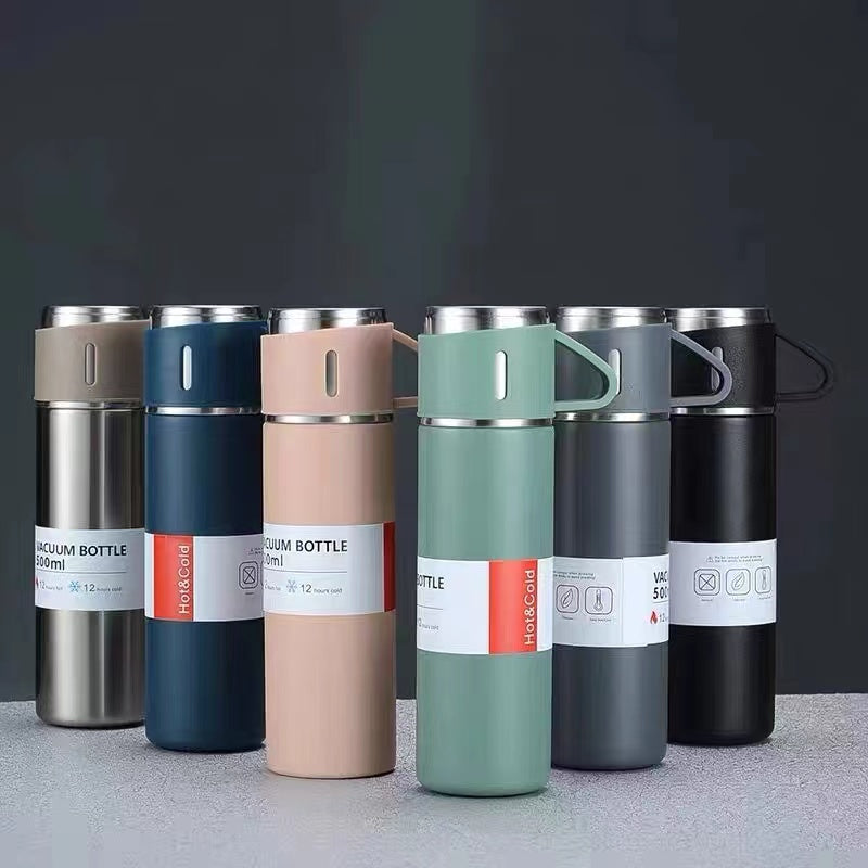 SG Ready Stock 304 Stainless Steel Vacuum Insulated Flask/Business Portable Water Bottle/Office Minimalistic Cup/ Christmas Gift Sets/Chinese New Year Gift
