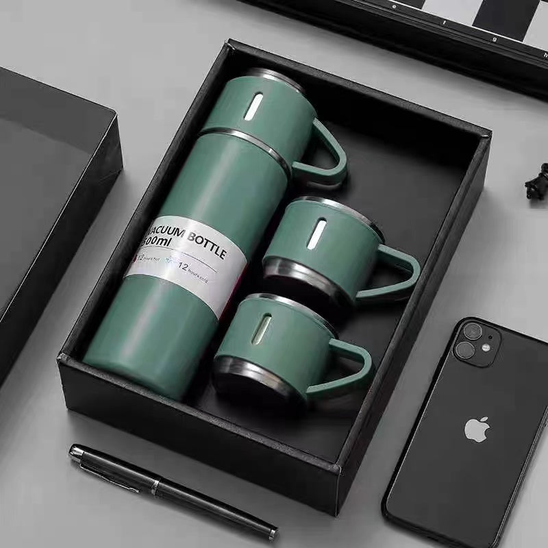 SG Ready Stock 304 Stainless Steel Vacuum Insulated Flask/Business Portable Water Bottle/Office Minimalistic Cup/ Christmas Gift Sets/Chinese New Year Gift