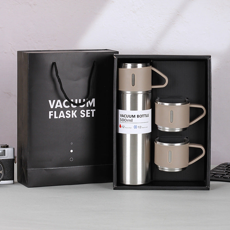 SG Ready Stock 304 Stainless Steel Vacuum Insulated Flask/Business Portable Water Bottle/Office Minimalistic Cup/ Christmas Gift Sets/Chinese New Year Gift