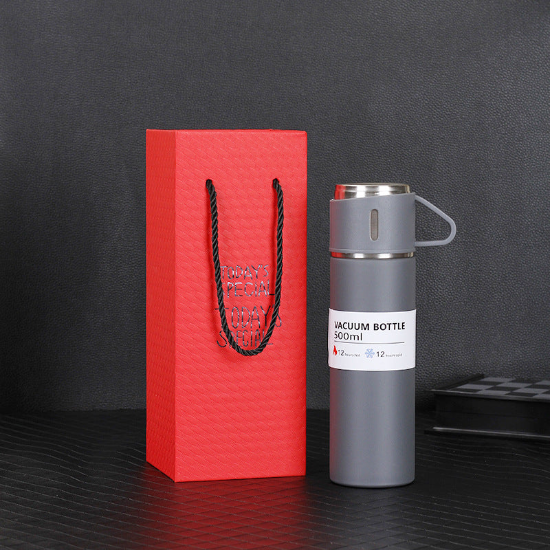 SG Ready Stock 304 Stainless Steel Vacuum Insulated Flask/Business Portable Water Bottle/Office Minimalistic Cup/ Christmas Gift Sets/Chinese New Year Gift