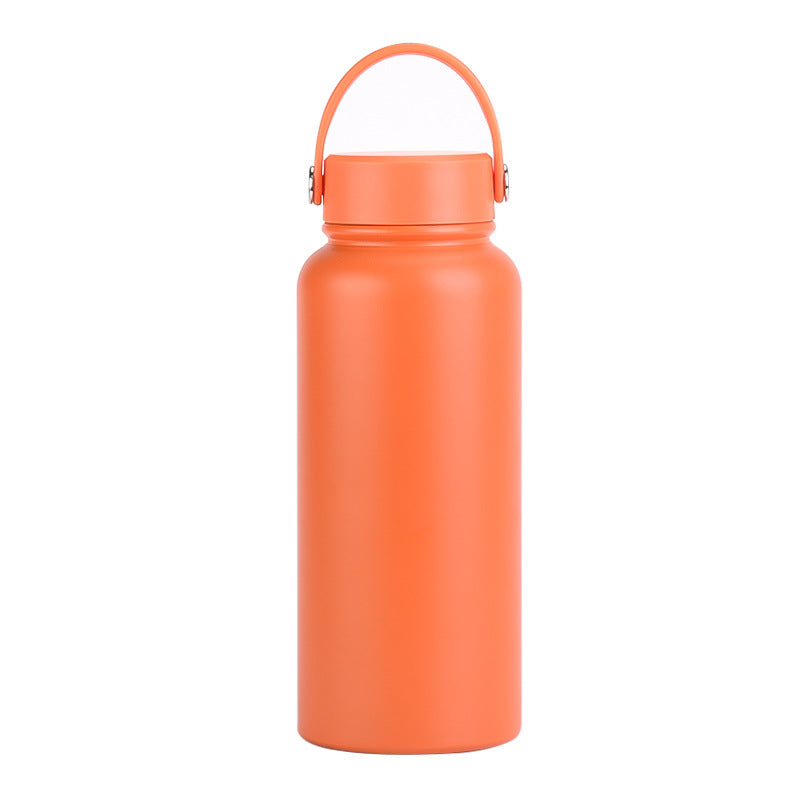 Customised Stainless Steel Thermal Vacuum Flask Set - Large Capacity Portable Outdoor Bottle with Wide Mouth Insulation Cup