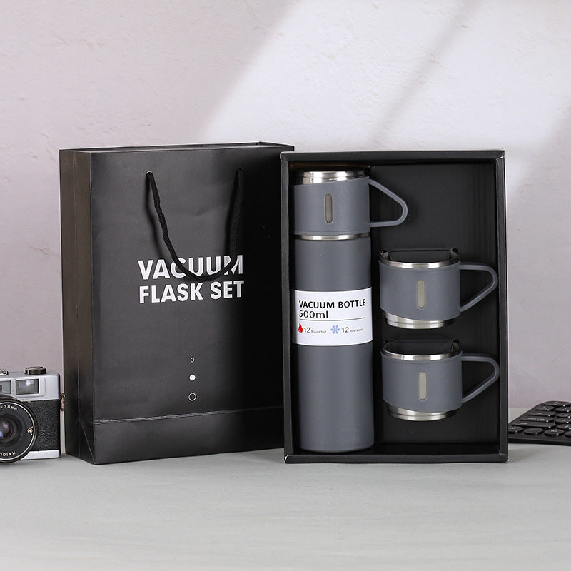 SG Ready Stock 304 Stainless Steel Vacuum Insulated Flask/Business Portable Water Bottle/Office Minimalistic Cup/ Christmas Gift Sets/Chinese New Year Gift
