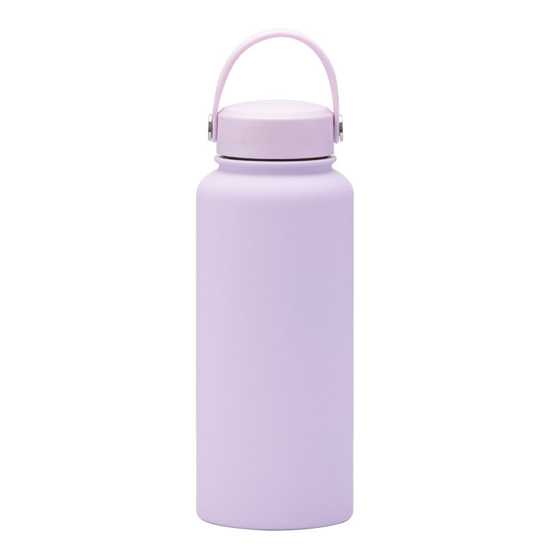 Customised Stainless Steel Thermal Vacuum Flask Set - Large Capacity Portable Outdoor Bottle with Wide Mouth Insulation Cup
