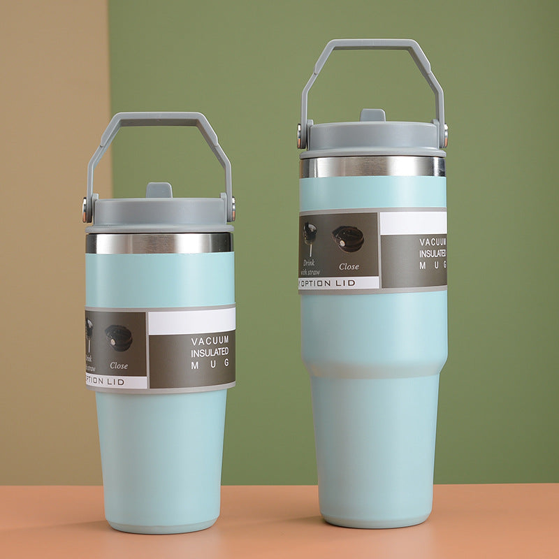 Customised Large Capacity Car Cup Coffee Mug Portable Double Layer 304 Stainless Steel Thermal Cup