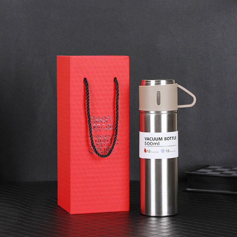 SG Ready Stock 304 Stainless Steel Vacuum Insulated Flask/Business Portable Water Bottle/Office Minimalistic Cup/ Christmas Gift Sets/Chinese New Year Gift