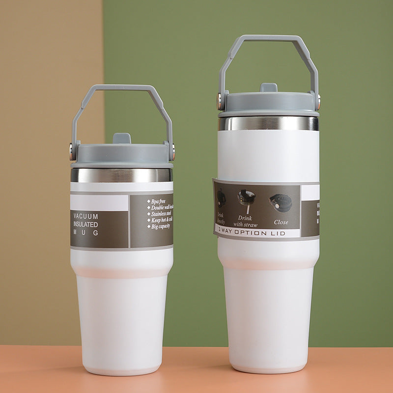 Customised Large Capacity Car Cup Coffee Mug Portable Double Layer 304 Stainless Steel Thermal Cup