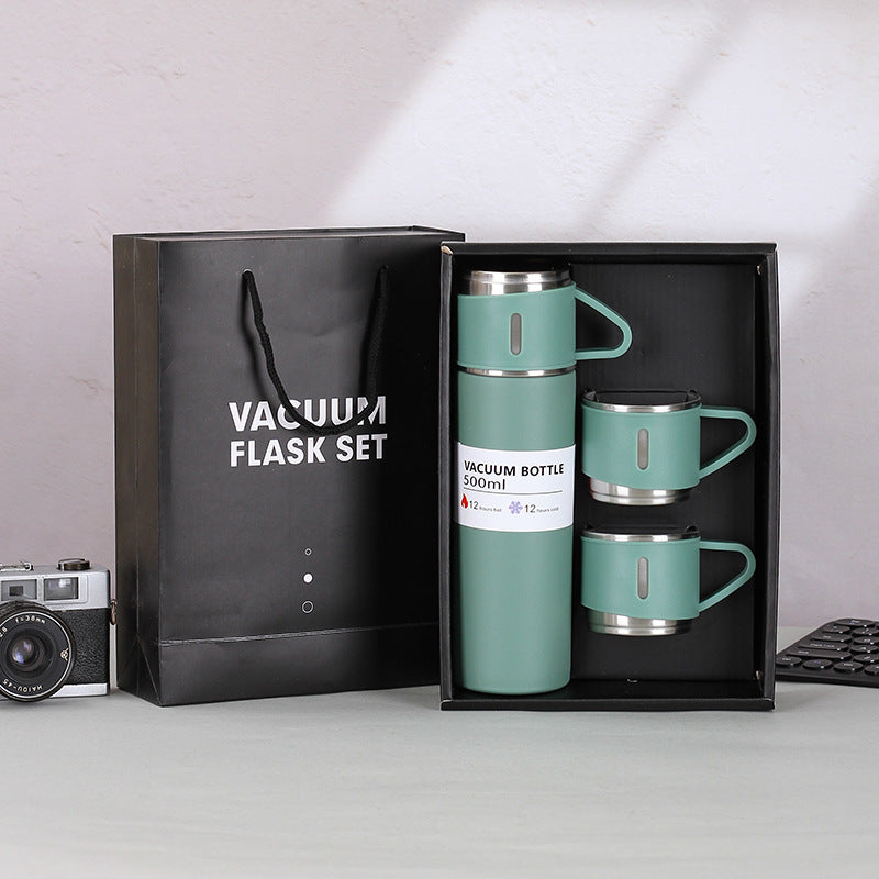 SG Ready Stock 304 Stainless Steel Vacuum Insulated Flask/Business Portable Water Bottle/Office Minimalistic Cup/ Christmas Gift Sets/Chinese New Year Gift