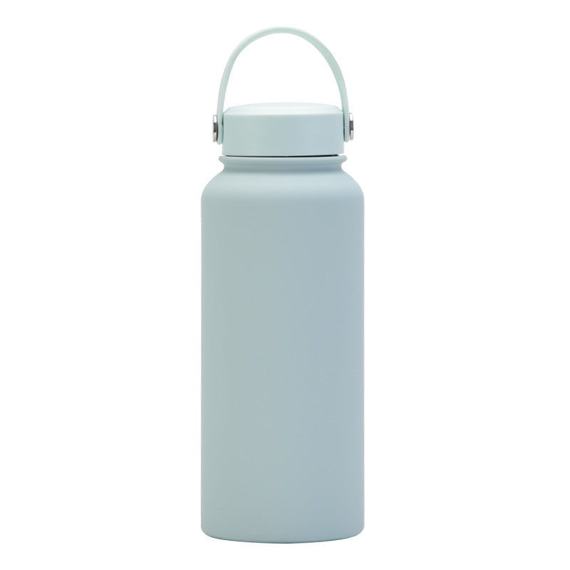 Customised Stainless Steel Thermal Vacuum Flask Set - Large Capacity Portable Outdoor Bottle with Wide Mouth Insulation Cup
