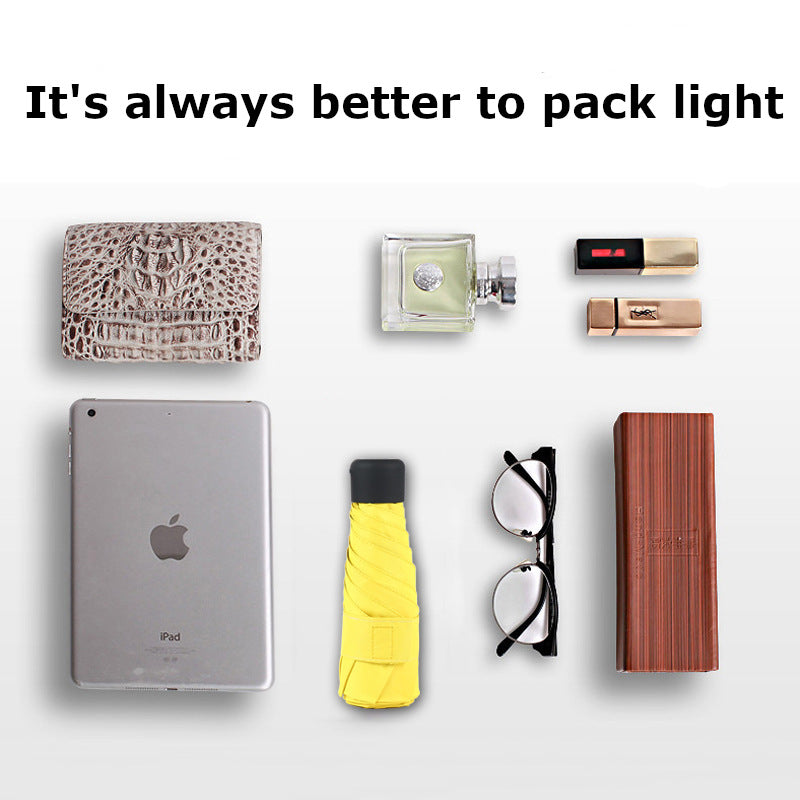 Mini pocket uv-proof waterproof portable travel folding small umbrella