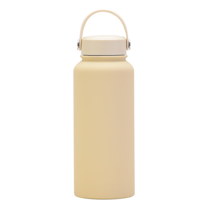 Customised Stainless Steel Thermal Vacuum Flask Set - Large Capacity Portable Outdoor Bottle with Wide Mouth Insulation Cup